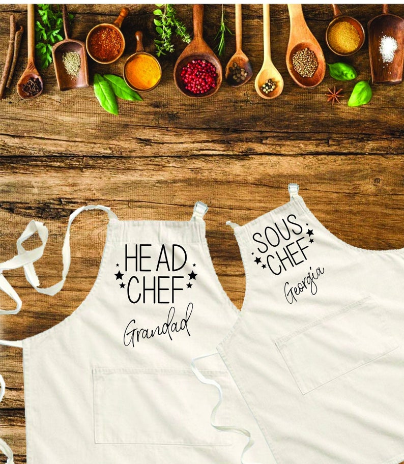 Personalized aprons best sale for dad