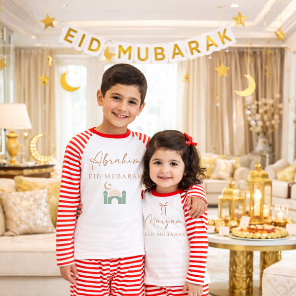 Personalised Eid Matching Family Pyjamas