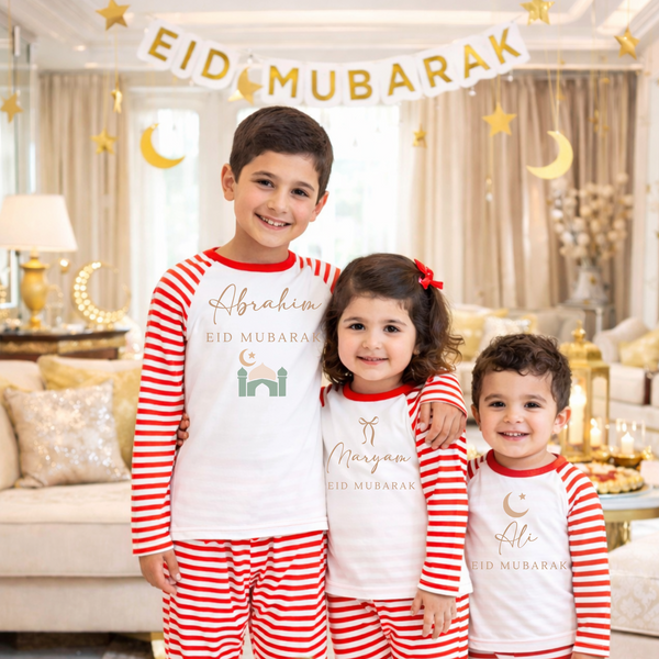 Personalised Eid Matching Family Pyjamas