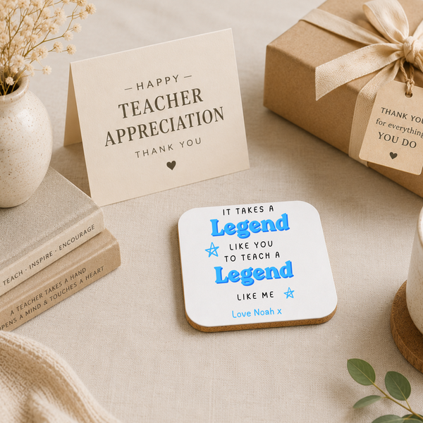 Personalised Teacher Humour Coaster