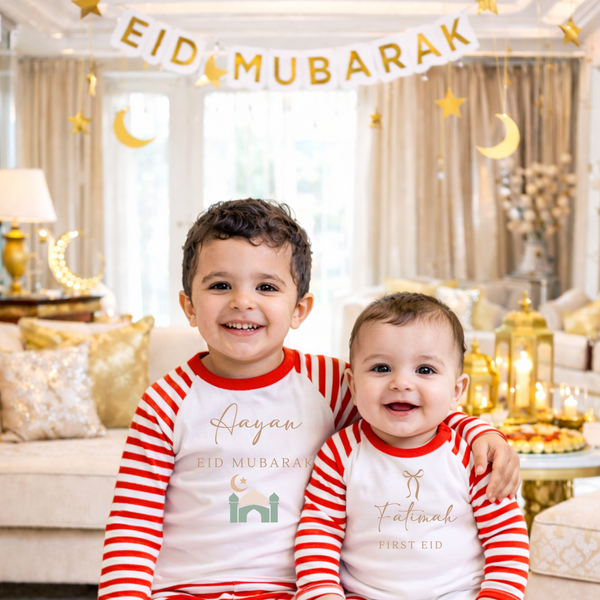Personalised Eid Matching Family Pyjamas