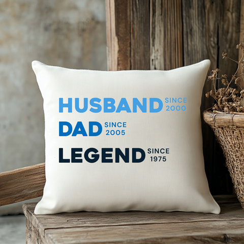 Personalised Dad Cushion For Fathers Day