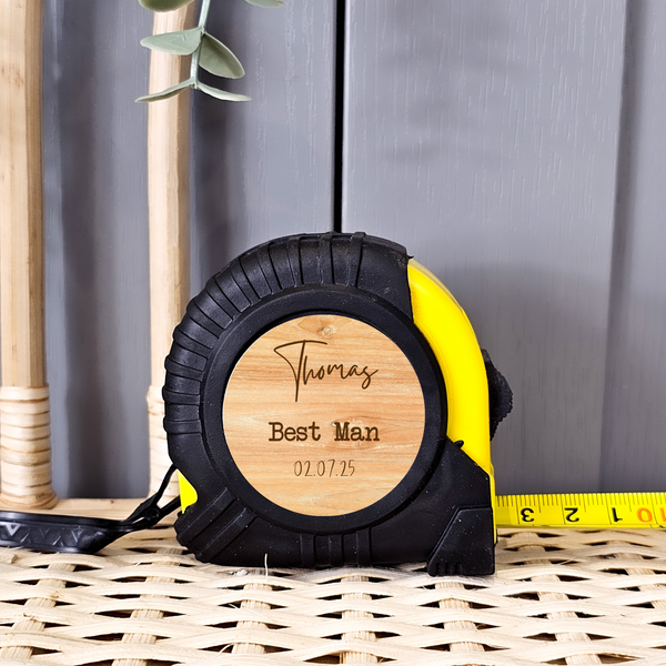 Personalised Tape Measure For Best Man