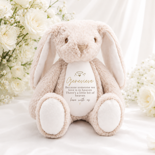 Personalise Remembrance Bunny For Loved One