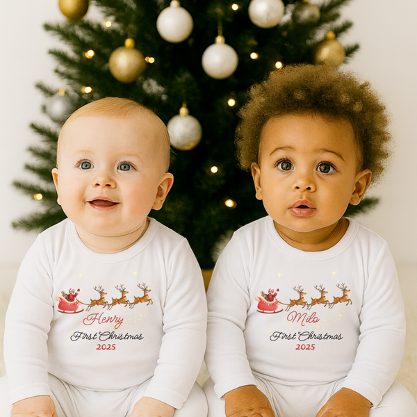 Personalised My First Christmas Babygrow For Babies – Personalised Baby Christmas Gift