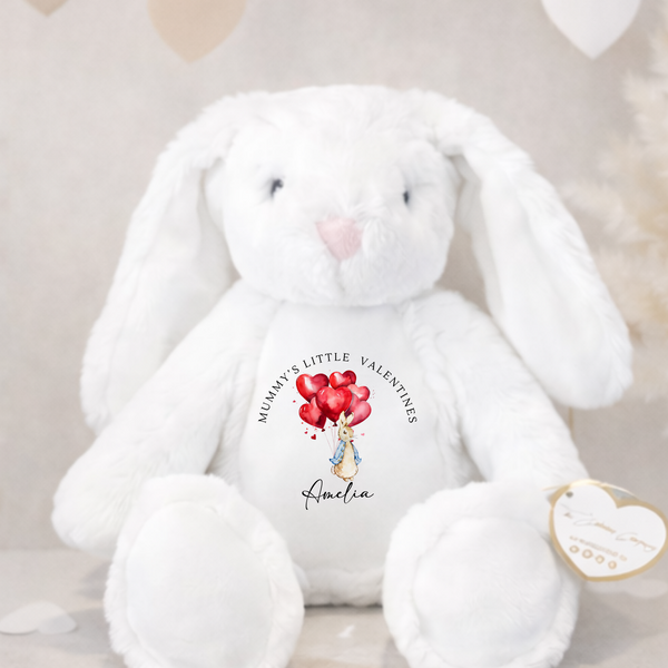 Personalised Peter Rabbit Soft Toys For Valentines Day