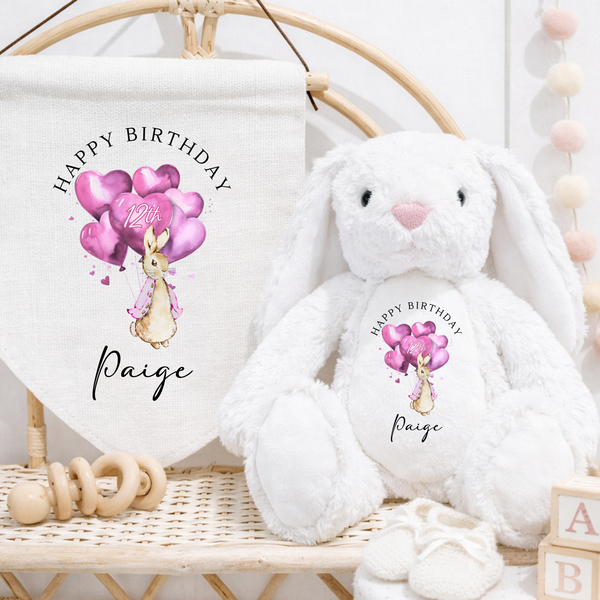 Personalised Peter Rabbit Birthday Bunny