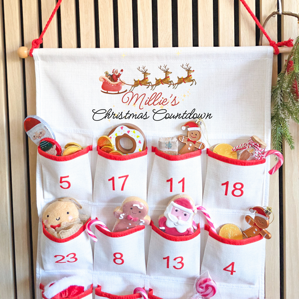 Personalised Sleigh Advent Calendar 2025 - Gifts For Kids