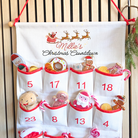 Personalised Sleigh Advent Calendar 2025 - Gifts For Kids