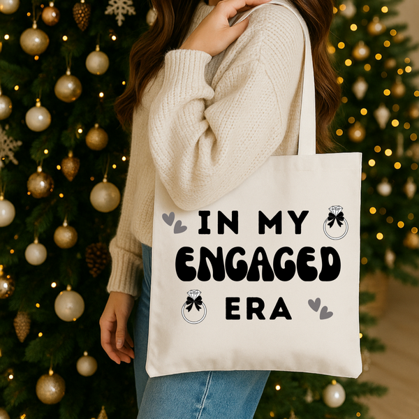 Personalised Engagement Tote Bag - Gifts For Her