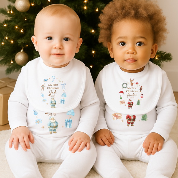 My First Christmas Babygrow – Personalised Baby’s First Xmas Outfit