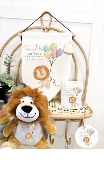 Personalised Lion Christening Gifts