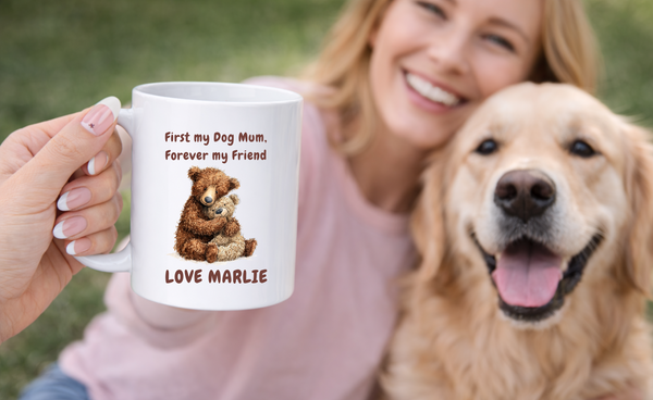 Personalised Bear Mug For Mother's Day