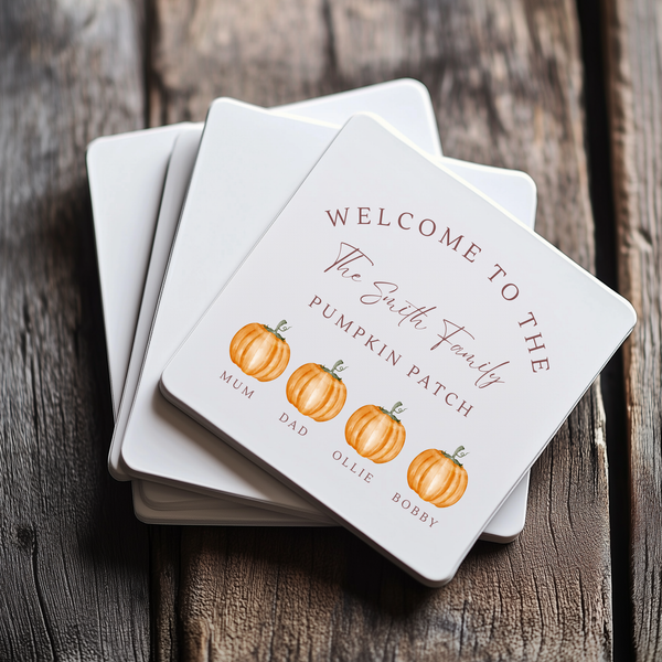 Pumpkin Mug & Coaster Set – Cozy Autumn Drinkware