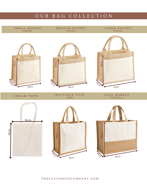 Personalised Wildflower Tote Bags For Teachers