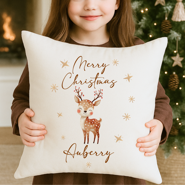 Personalised Christmas Santa Cushion