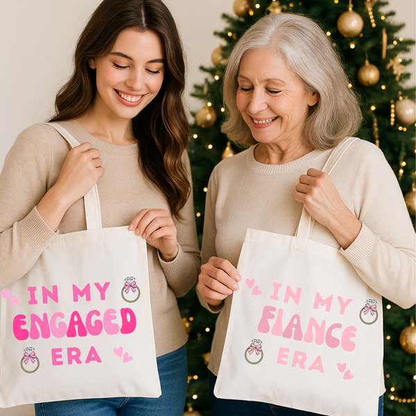 Personalised Engagement Tote Bag - Gifts For Her