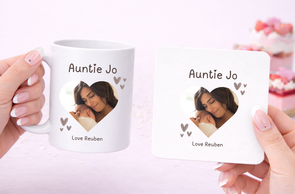 Personalised Photo Mug For Auntie - Mother's Day