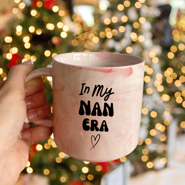 Personalised In My Nanny Era Mug For Christmas