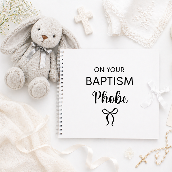 Personalised Christening/Baptism/Holy Communion Scrapbook