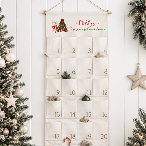 Personalised Mouse Christmas Advent Calendar for Boys
