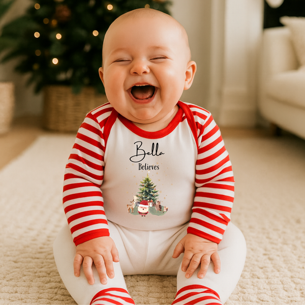 Personalised Matching Family Santa Pyjamas - Matching Pajamas
