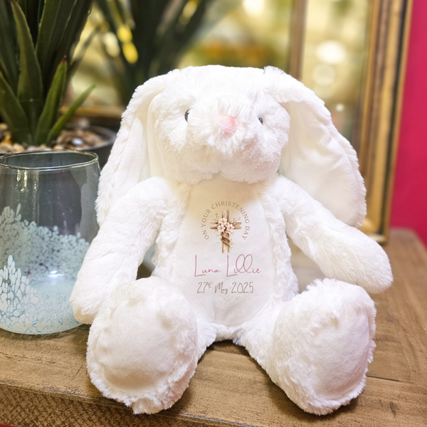 Personalised Christening Bunny