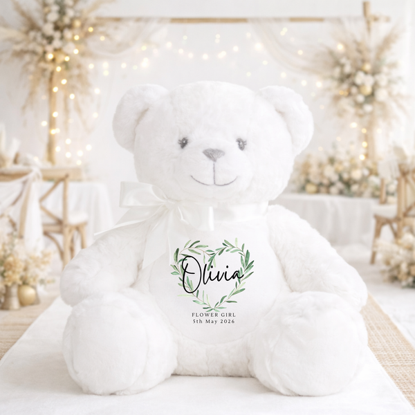 Flower Girl & Page Boy Gift | Personalised Soft Toy