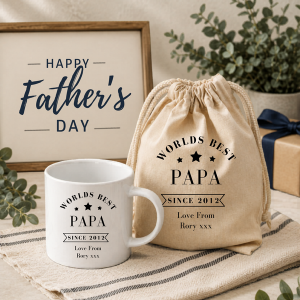 Personalised Worlds Best Dad Mug | Father's Day Gift UK