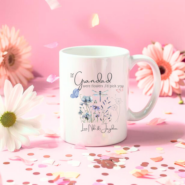 Taza de niñera personalizada, regalo del Día de las Madres, regalos de niñera, regalo de abuela, taza de abuela y colgante