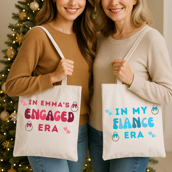 Personalised Engagement Tote Bag - Gifts For Her