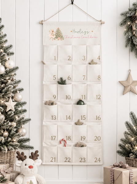 Personalised Mouse Christmas Advent Calendar for Boys