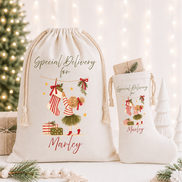 Personalised Christmas Stockings & Santa Sacks for Kids