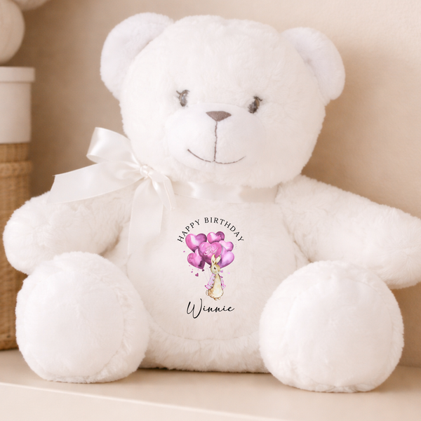 Personalised Peter Rabbit Birthday Bunny