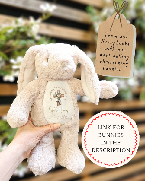 Personalised Christening/Baptism/Holy Communion Scrapbook