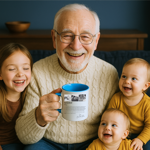 Personalised Grandad Photo Mug For Fathers Day