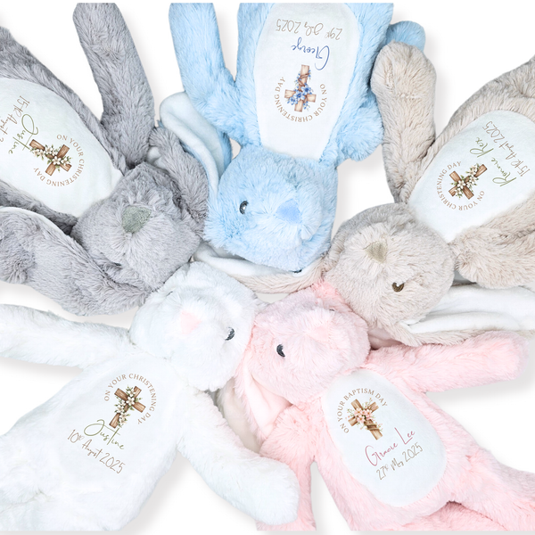 Personalised Christening Bunny