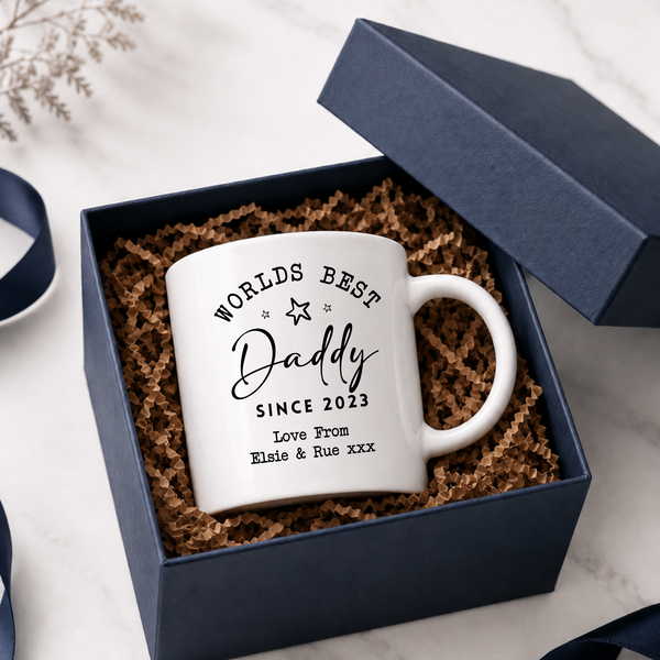 Personalised Worlds Best Dad Mug | Father's Day Gift UK
