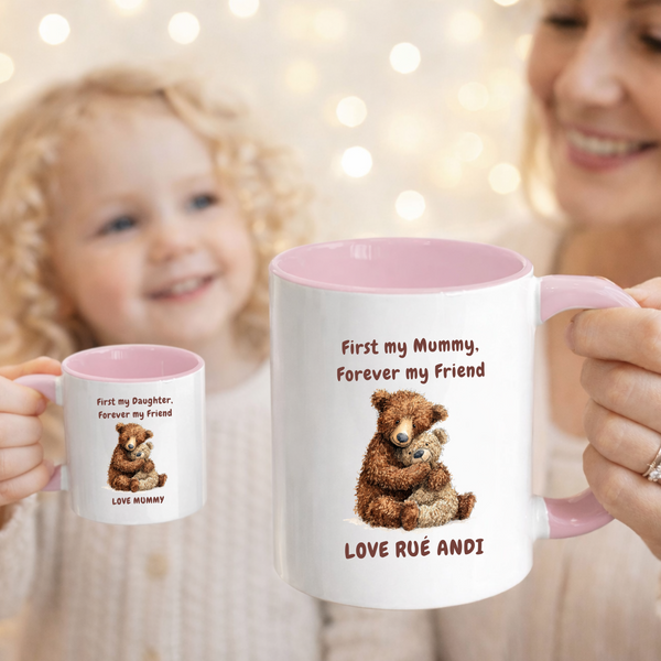 Personalised Bear Mug For Mother's Day