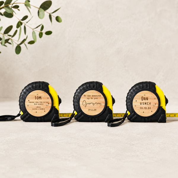 Personalised Tape Measure For Ushers