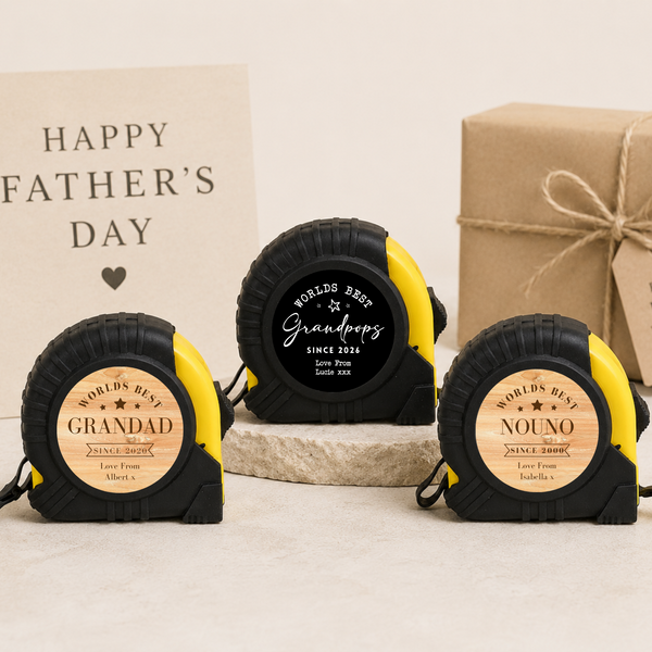 Personalised Grandad Tape Measure | Father's Day Gift