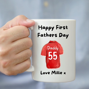 Personalised First Fathers Day Mug