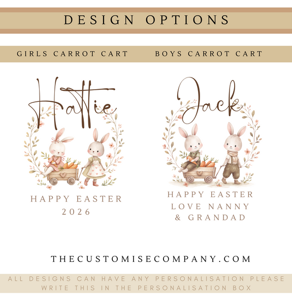 Personalised Easter Bunny For Kids/Babies