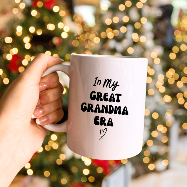 Personalised In My Nanny Era Mug For Christmas
