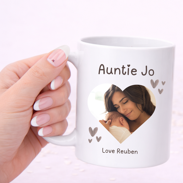 Personalised Photo Mug For Auntie - Mother's Day