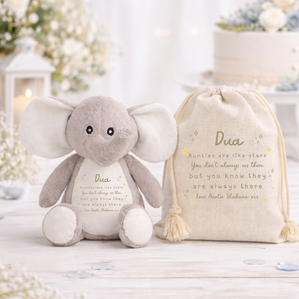 Personalised Eid Soft Toy For Auntie