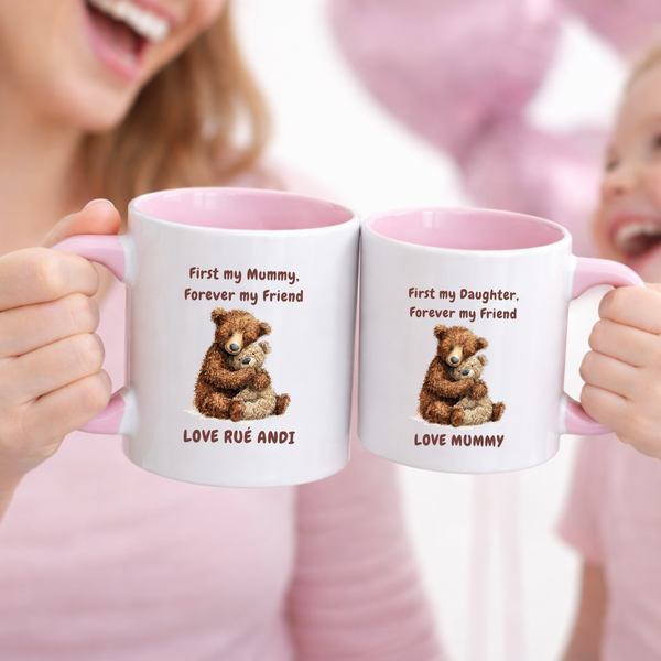 Personalised Bear Mug For Mother's Day
