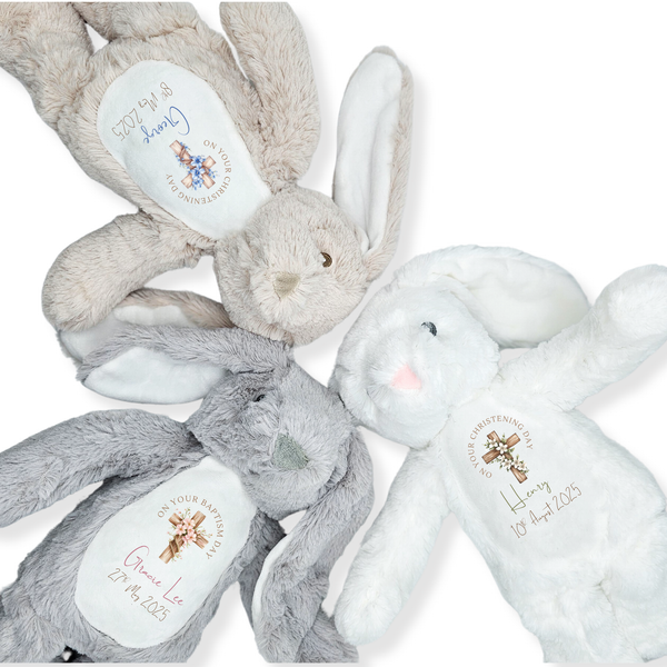Personalised Christening Bunny