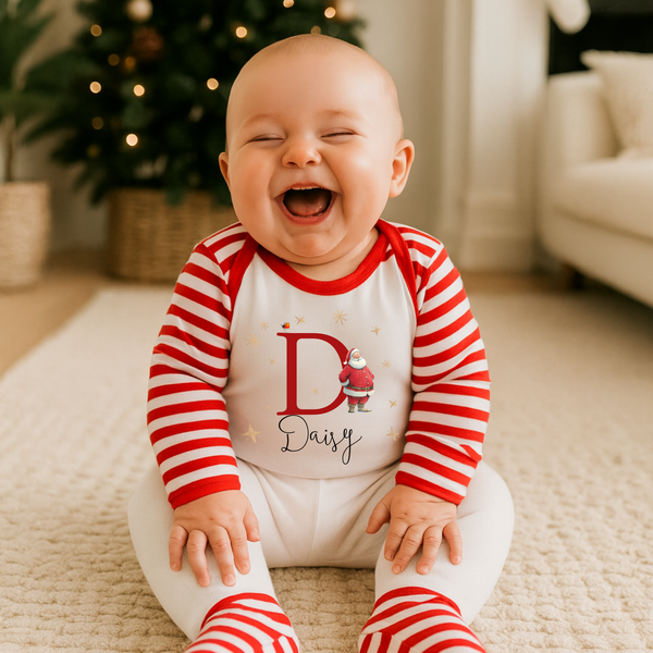 Personalised Santa Matching Family Pyjamas - Matching Pajamas