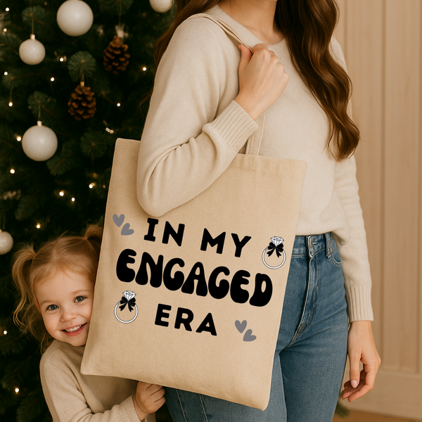 Personalised Engagement Tote Bag - Gifts For Her
